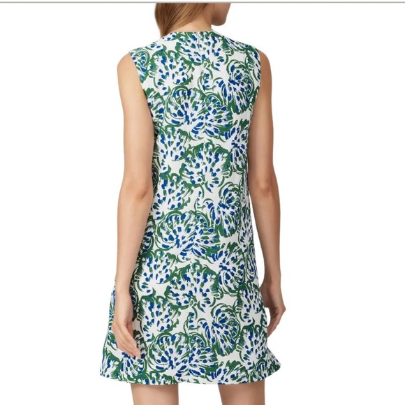Victoria Victoria Beckham Floral Flounce Hem Mini Dress - Picture 2 of 4